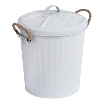 WENKO 23703100 - Cesta GARA 24x28,5 cm blanca