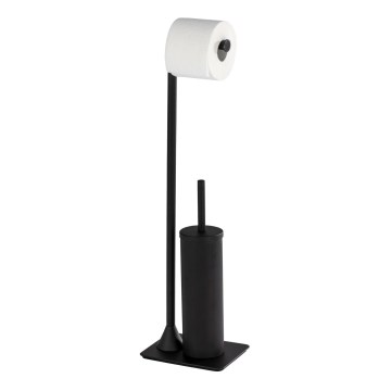 WENKO 23710100 - Escobilla para inodoro HELLA 15x69 cm negra