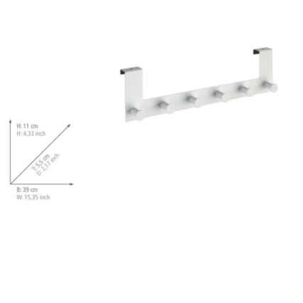 WENKO 23724100-Colgador CELANO 39x11 cm blanco
