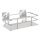 WENKO 23854800-Repisa TURBO-LOC QUADRO ED. 24x14,5 cm acero inoxidable/cromo brillante