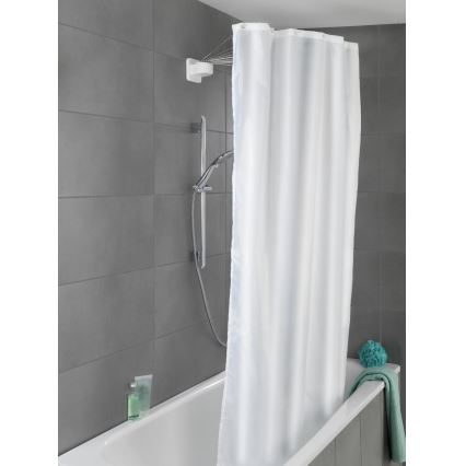 WENKO 23863100 - Soporte de ducha 96x72 cm acero inoxidable/blanco