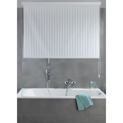 WENKO 23864100 - Estor enrollable para ducha 132x240 cm blanco