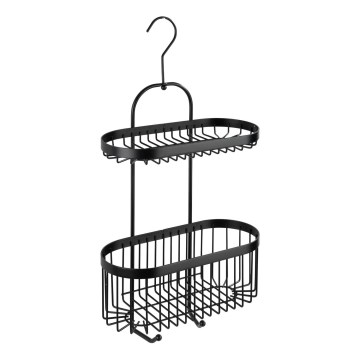 WENKO 23880100 – Balda CLASSIC PL. SCHWARZ 26,5x47 cm negra