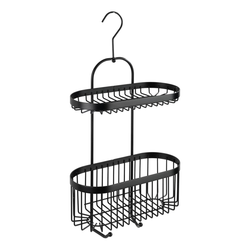 WENKO 23880100 – Balda CLASSIC PL. SCHWARZ 26,5x47 cm negra