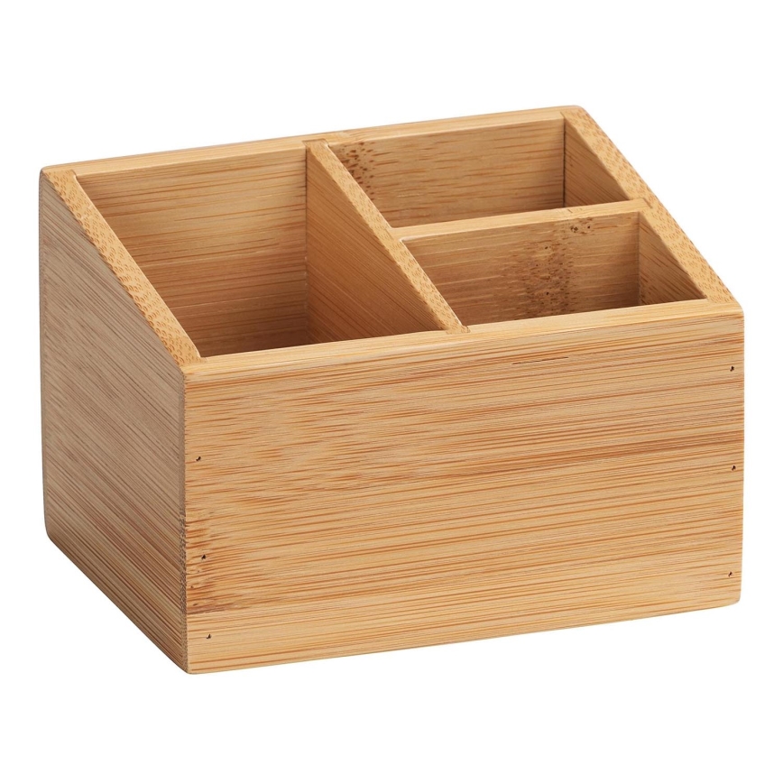 WENKO 23916100 - Organizador TERRA 12x9 cm marrón