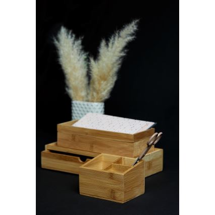 WENKO 23916100 - Organizador TERRA 12x9 cm marrón