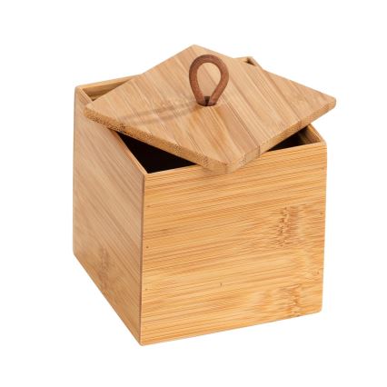 WENKO 23922100 - Caja TERRA 9x9 cm marrón