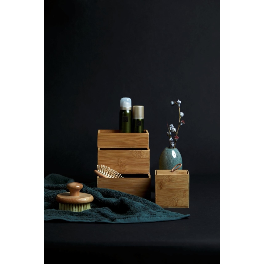 WENKO 23922100 - Caja TERRA 9x9 cm marrón