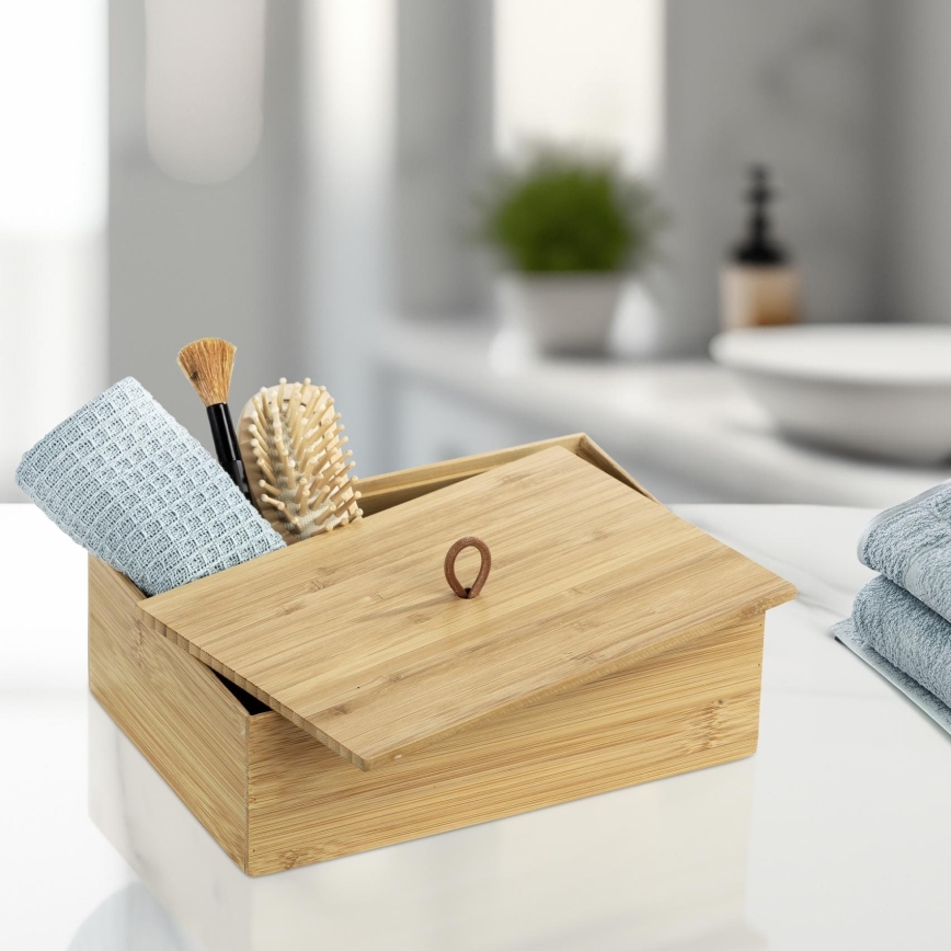 WENKO 23924800 - Caja TERRA 22x15 cm marrón