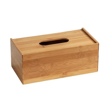 WENKO 23925100 - Dispensador de pañuelos TERRA 25x13 cm marrón