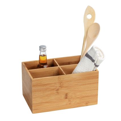 WENKO 23926100 - Caja TERRA 22x14 cm marrón