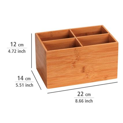 WENKO 23926100 - Caja TERRA 22x14 cm marrón