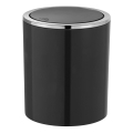 WENKO 23934100 - Cesto INCA 14x16,8 cm negro/cromado brillante