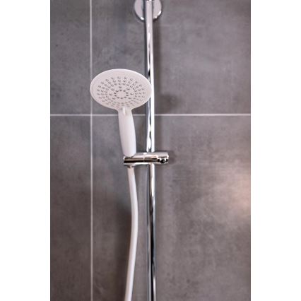 WENKO 23942100 - Cabezal de ducha YOUNG LINE 11x11 cm blanco