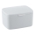 WENKO 23960100 - Caja BARCELONA 19,5x16 cm blanco/cromo brillante