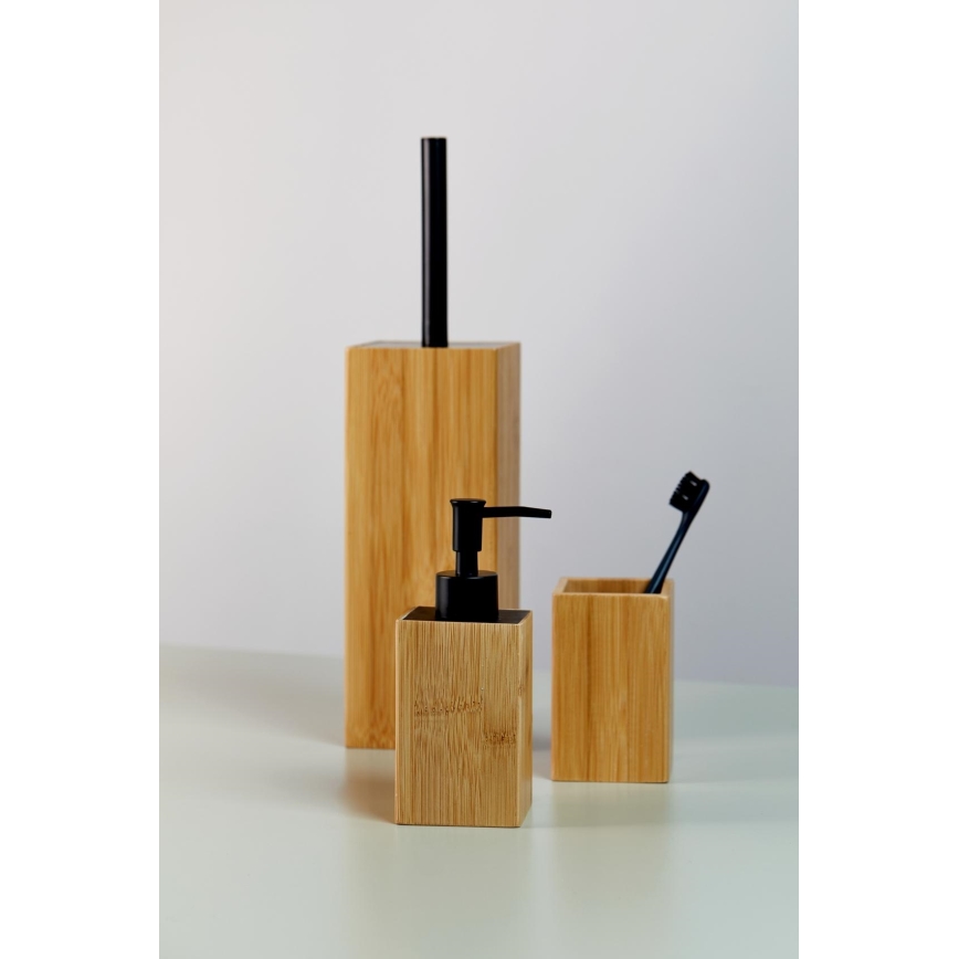 WENKO 23984100 - Dispensador de jabón PADUA 210 ml marrón/negro
