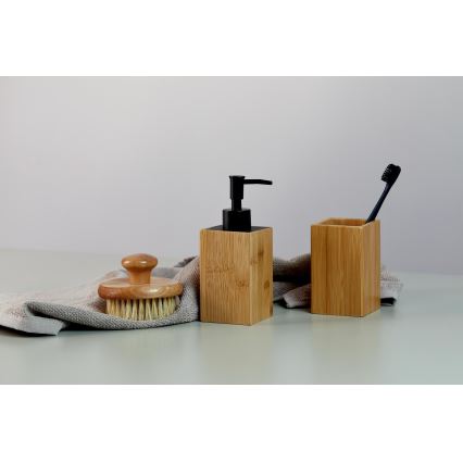 WENKO 23984100 - Dispensador de jabón PADUA 210 ml marrón/negro