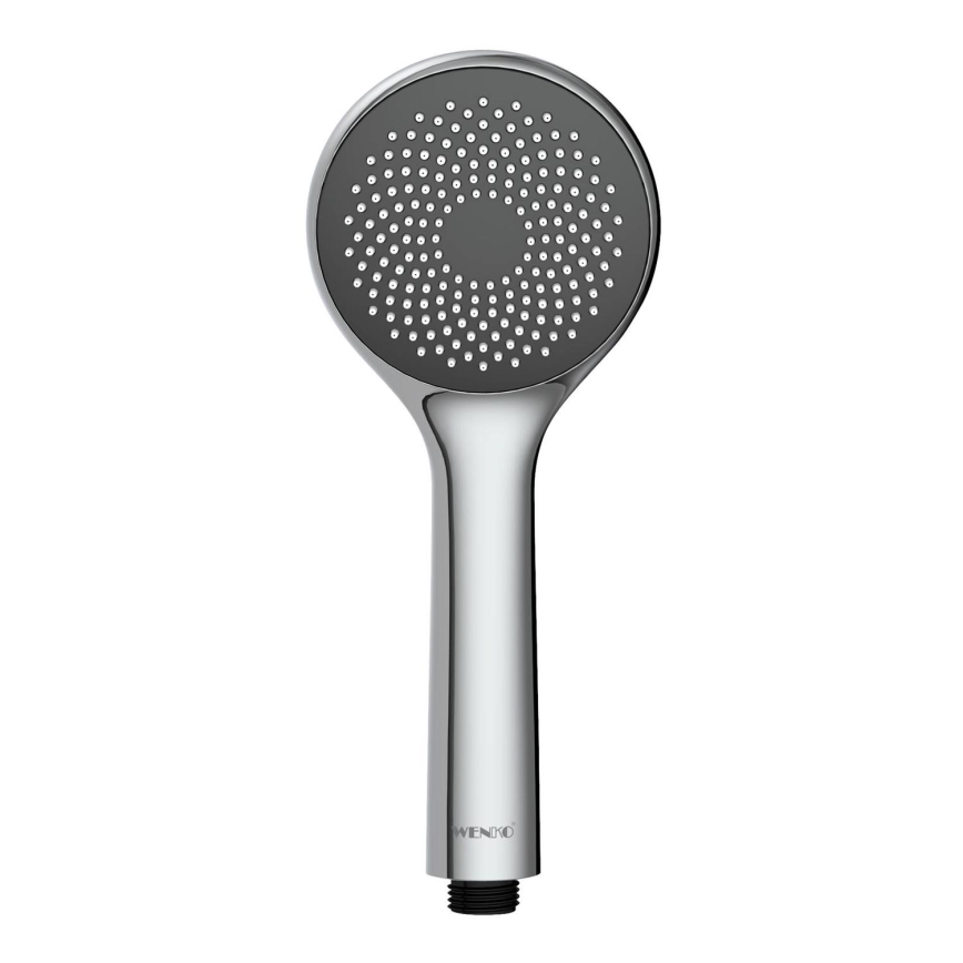 WENKO 23991100 - Cabezal de ducha WATERSAVING SYSTEM 9,5x9,5 cm cromo brillante/gris