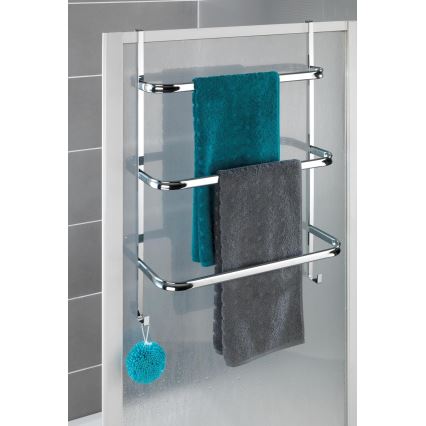 WENKO 24025100 - Soporte para toallas IRPINIA 54,5 x 77,5 cm cromo brillante