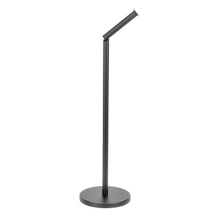 WENKO 24034100 - Soporte para papel higiénico 21x55 cm negro/plateado