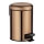 WENKO 24036100 - Papelera LEMAN 17x25 cm acero inoxidable/cobre/negro