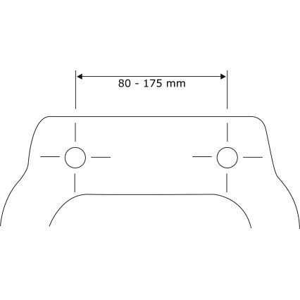 WENKO 24080800-WC Asiento de inodoro TAVOLA 36,5 x 45 cm blanco brillante, cromo