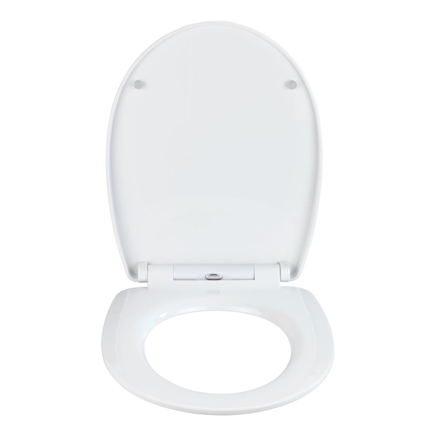 WENKO 24081800-Asiento de inodoro BALTIC 38,8x45 cm multicolor/blanco