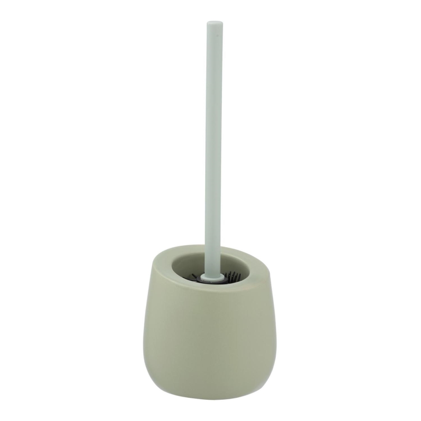 WENKO 24120100 - Escobilla de WC BADI 13,5x38 cm verde