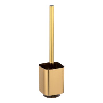 WENKO 24162100 - Escobilla para WC AURON 9x38,5 cm dorada