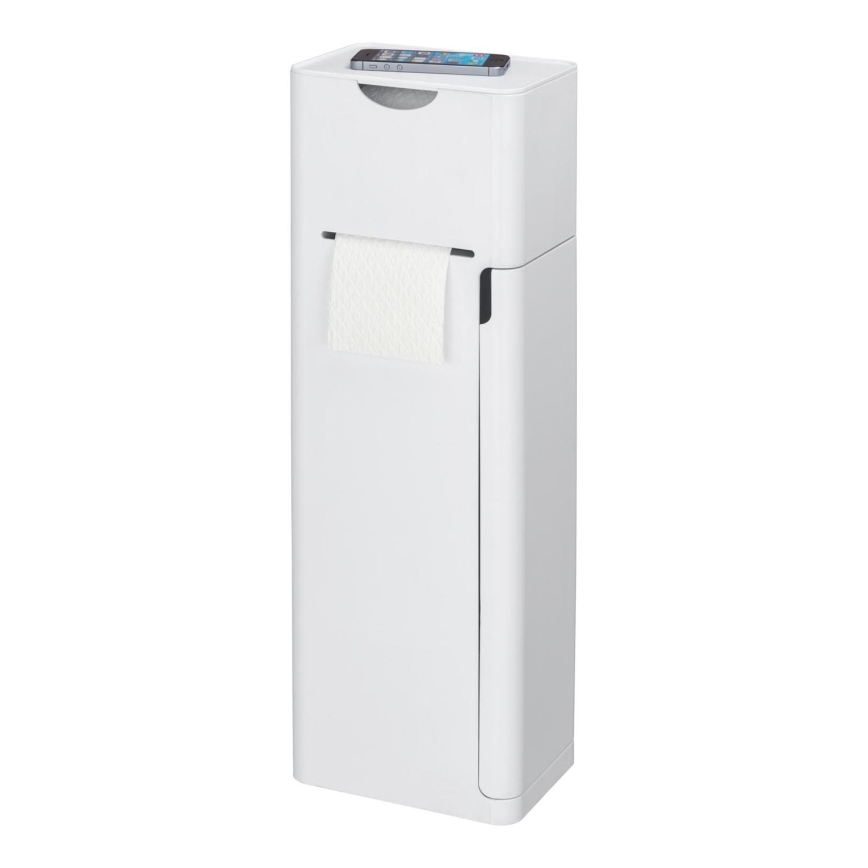 WENKO 24212100 - Escobilla para WC IMON 20x58,5 cm blanca
