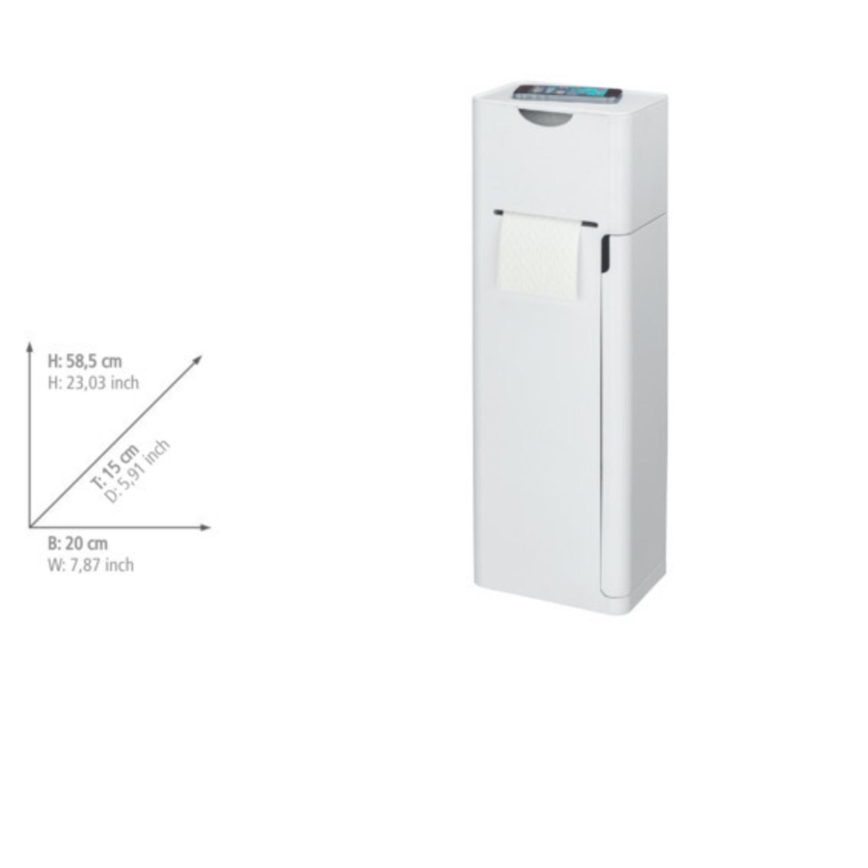 WENKO 24212100 - Escobilla para WC IMON 20x58,5 cm blanca