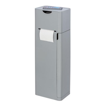 WENKO 24213100 - Cepillo de inodoro IMON 20x58,5 cm gris