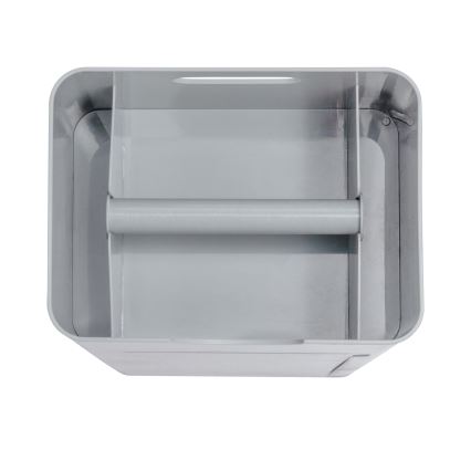 WENKO 24213100 - Cepillo de inodoro IMON 20x58,5 cm gris