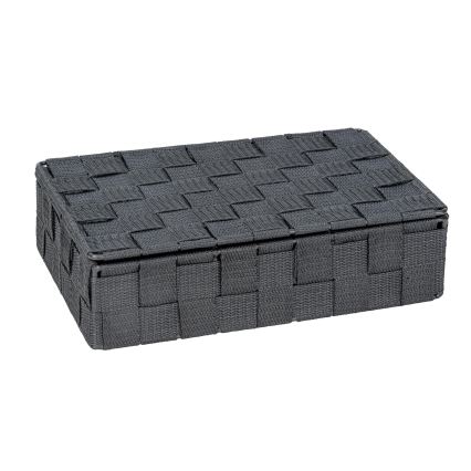 WENKO 24223100 - Cesto ADRIA 26x17 cm gris/antracita