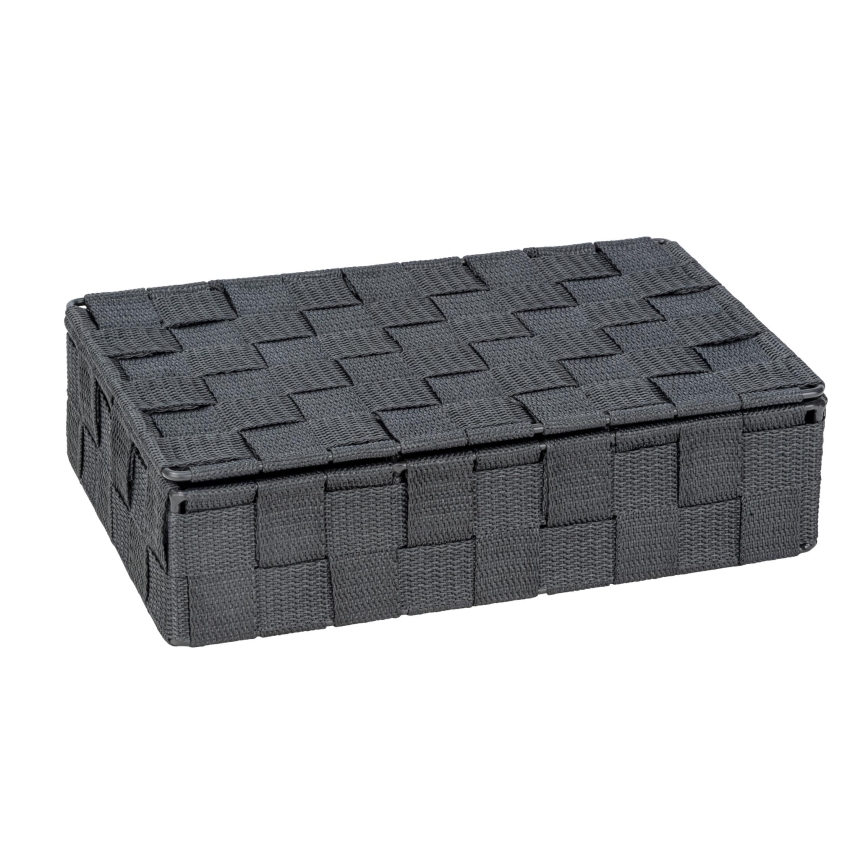 WENKO 24223100 - Cesto ADRIA 26x17 cm gris/antracita