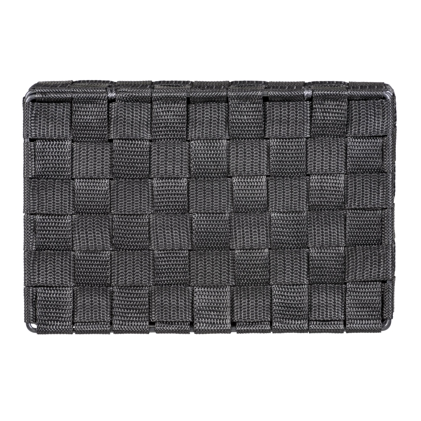 WENKO 24223100 - Cesto ADRIA 26x17 cm gris/antracita