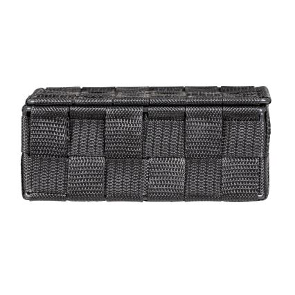 WENKO 24223100 - Cesto ADRIA 26x17 cm gris/antracita