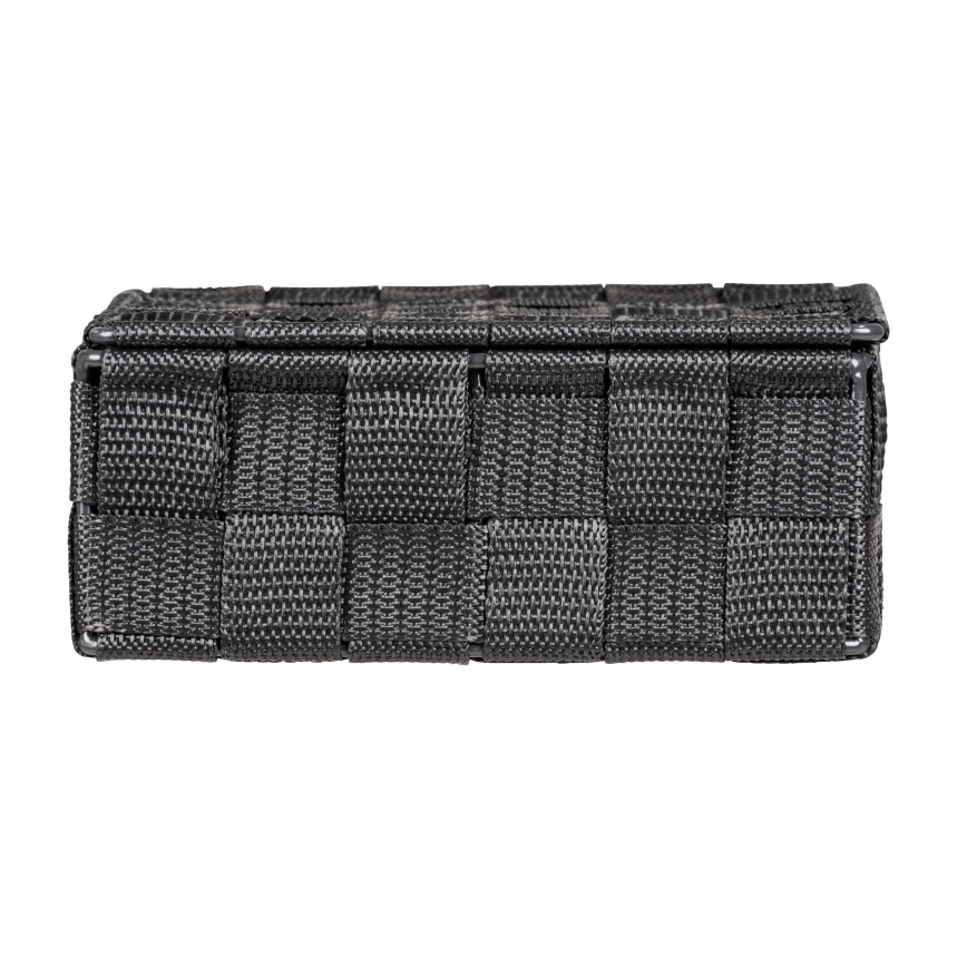 WENKO 24223100 - Cesto ADRIA 26x17 cm gris/antracita