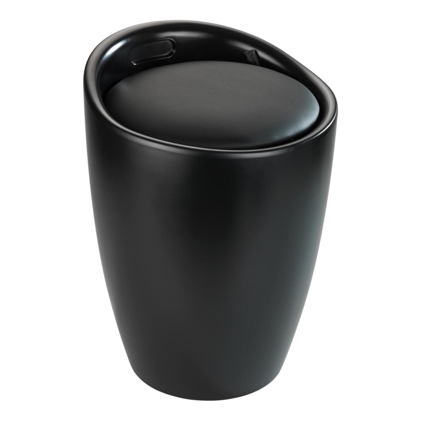 WENKO 24229100 - Taburete CANDY 36x50,5 cm negro