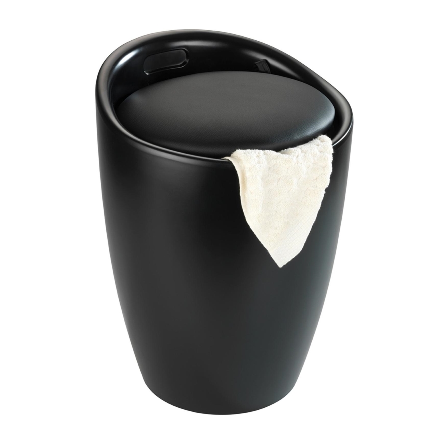 WENKO 24229100 - Taburete CANDY 36x50,5 cm negro