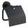 WENKO 24241100-Soporte para papel higiénico BOSIO BLACK 15x13,5 cm acero inoxidable/plateado