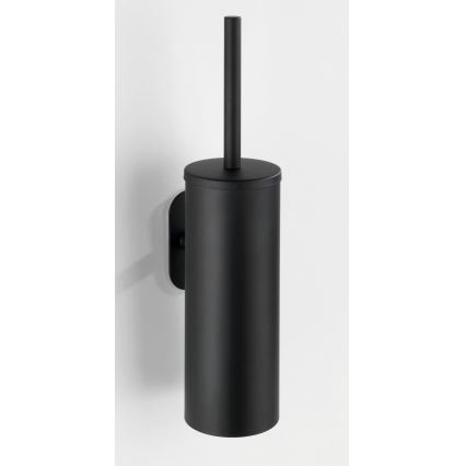 WENKO 24289100 - escobilla de inodoro TURBO-LOC OREA BLACK 9x39,5 cm acero inoxidable/negro