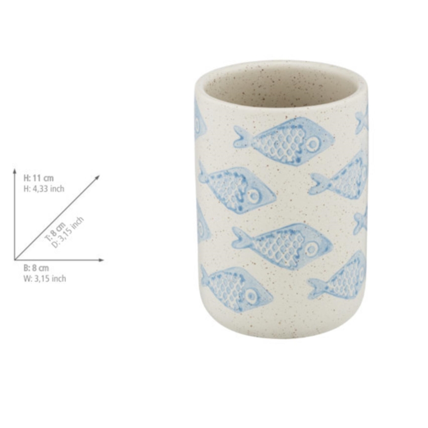 WENKO 24310100 - Vaso AQUAMARIN 8x11 cm beige