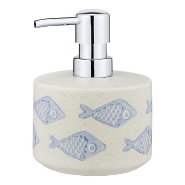 WENKO 24311100 - Dispensador de jabón AQUAMARIN 475 ml beige