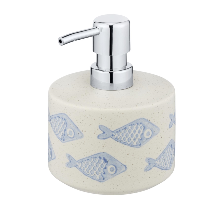 WENKO 24311100 - Dispensador de jabón AQUAMARIN 475 ml beige