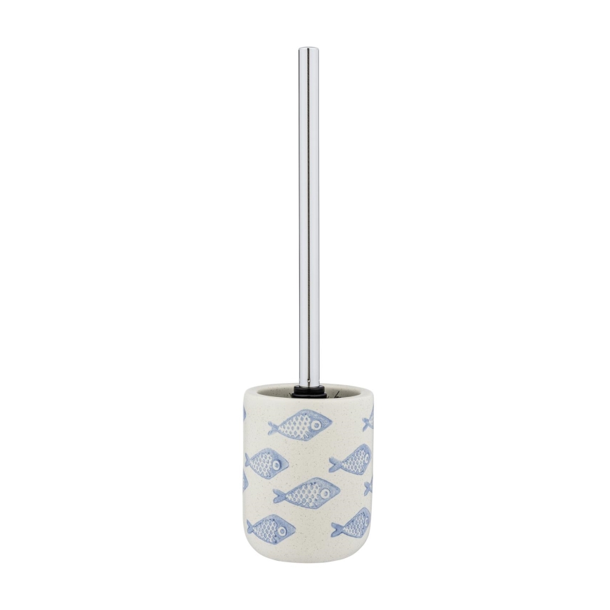 WENKO 24313100 - Cepillo para inodoro AQUAMARIN 10x40 cm beige