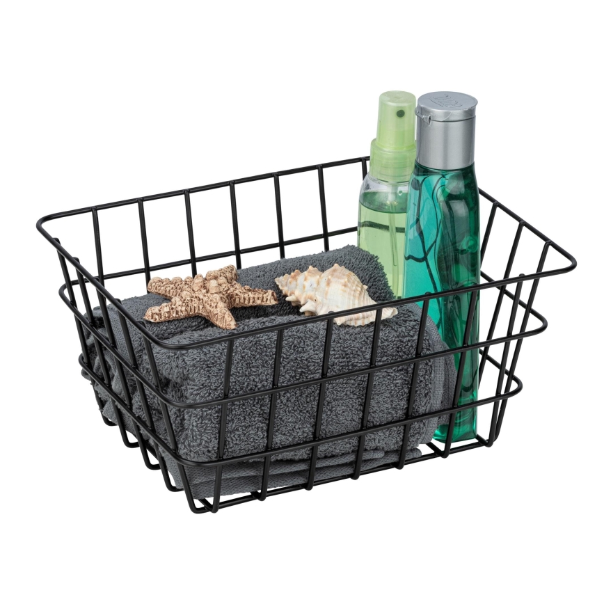 WENKO 24371100 - Cesta VIANA 18x25 cm negra