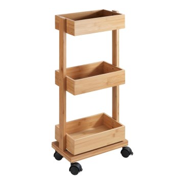 WENKO 24390100 - Estantería TORTONA 18x71,5 cm marrón/negro