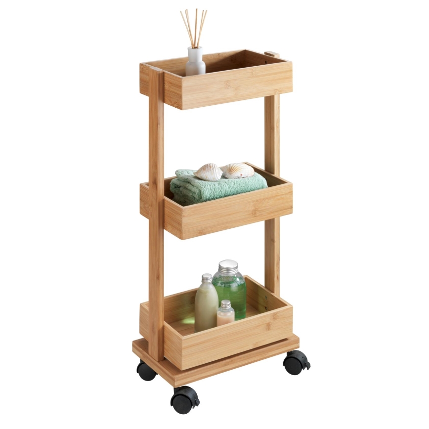 WENKO 24390100 - Estantería TORTONA 18x71,5 cm marrón/negro