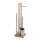 WENKO 24391100 - Escobilla para WC RIVALTA 18x70 cm marrón/blanco/negro